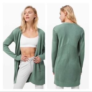 Sincerely Yours Wrap Sweater in Tidewater Teal